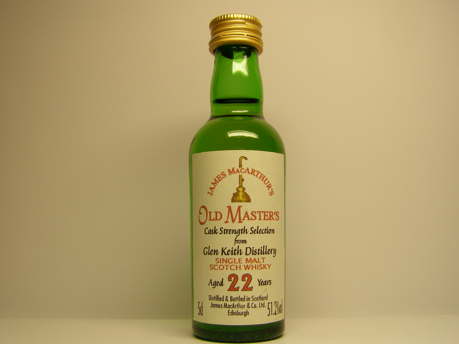 SMSW Old Master´s 22yo "James MacArthur´s" 5cl 51,2%vol